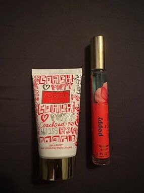 Coach Poppy Travel Spray & Tube Set Poppy Lotion